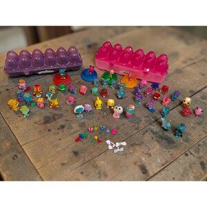 Hatchimals CollEGGtibles Lot Of 47 Figures With 2 Egg Cartons & Accessories Glit
